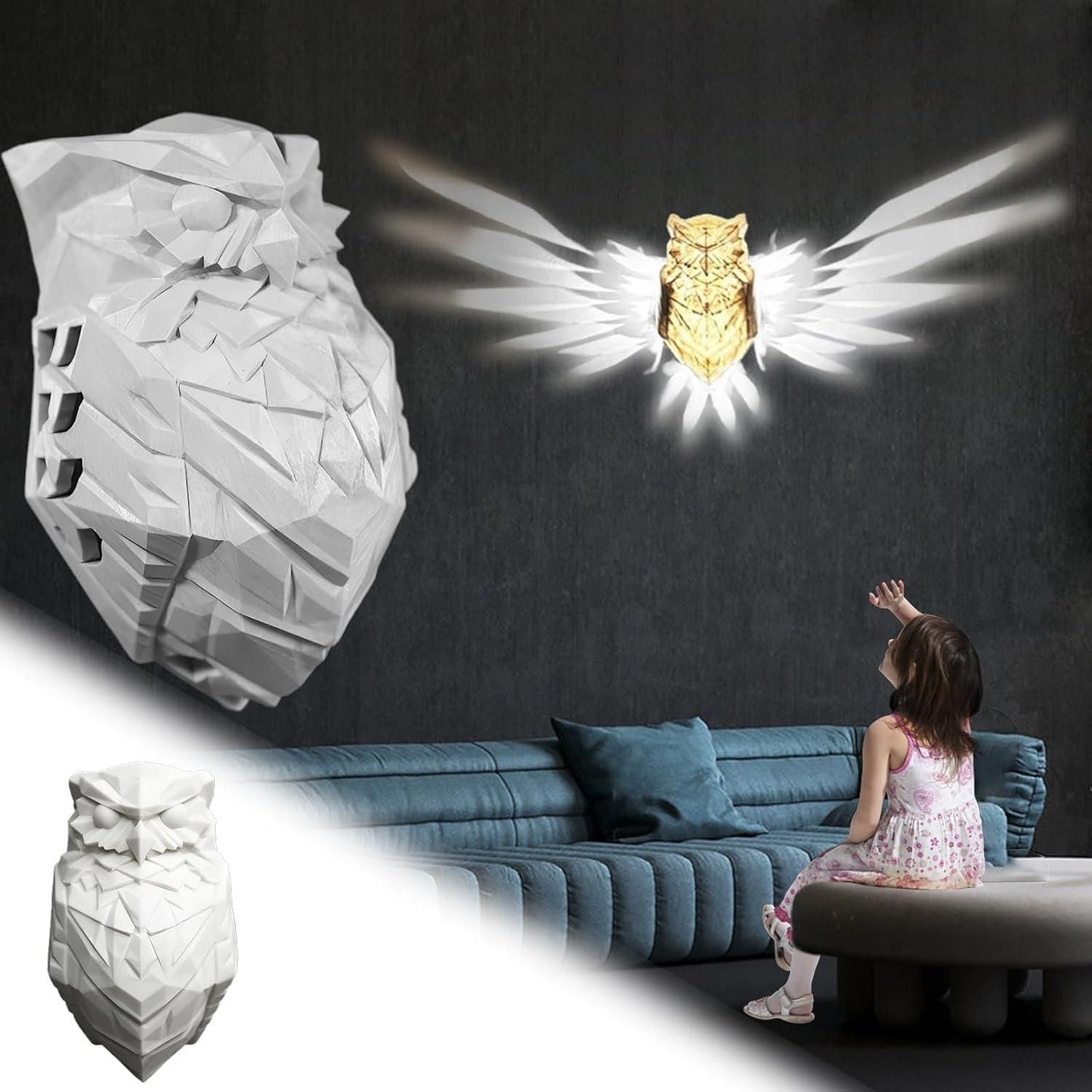 Owl Night Wall Lamp
