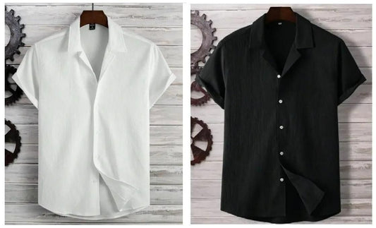 Men's Ice Silk Quick-Drying Shirt Combo of 2